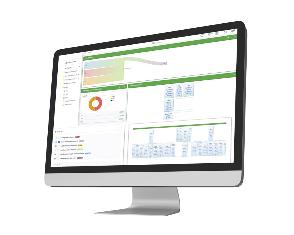 Visualisation des données électriques - logiciel WHM SaveEnergy